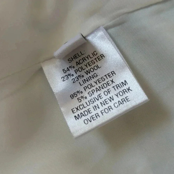 Kimora Lee Simmons Wool Blend Houndstooth Long Coat - Picture 6 of 6